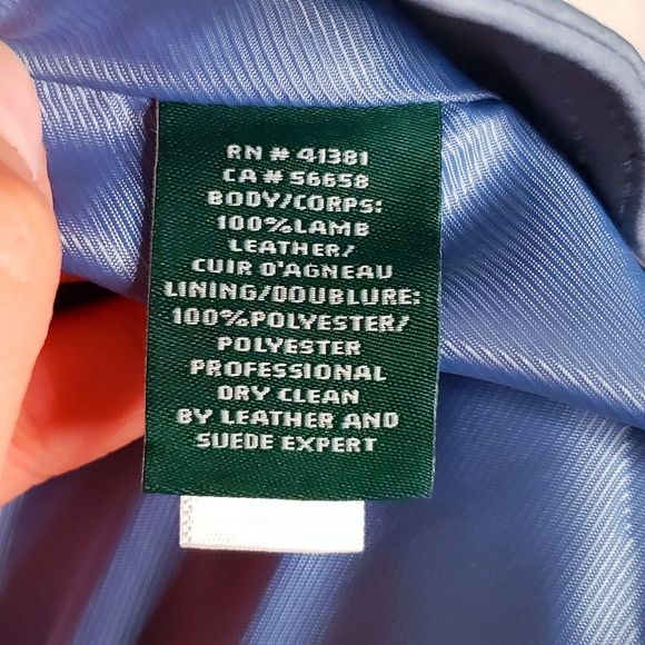 Ralph Lauren 100% Lamb Leather Moto Jacket NWT - Picture 12 of 16